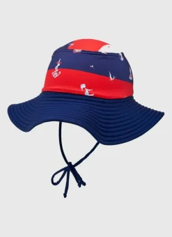 Kids/BOY Aqua Blu Admiral Lycra Bucket Hat