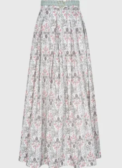 Women Aqua Blu Annette Maxi Skirt (SAMPLE)