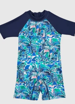 Kids Aqua Blu Sunsuit