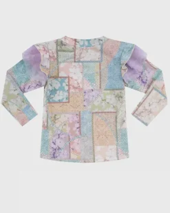 Kids Aqua Blu Long Sleeve Rash Vest