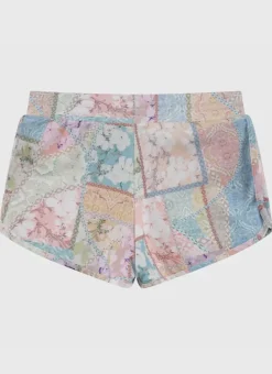 Kids Aqua Blu Lycra Boardshorts