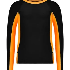 Kids Aqua Blu Building Blocks Long Sleeve Rash Vest