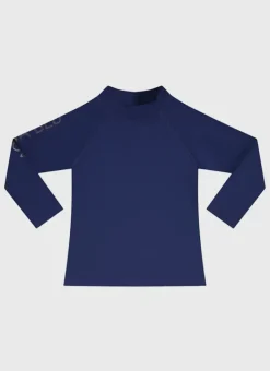 Kids/BOY Aqua Blu Building Blocks Long Sleeve Rash Vest (SAMPLE)