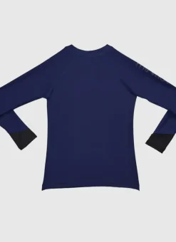 Kids Aqua Blu Building Blocks Long Sleeve Rash Vest