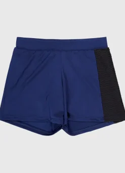 Kids Aqua Blu Building Blocks Lycra Swim Shorts