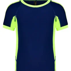 Kids Aqua Blu Building Blocks Short Sleeve Rash Vest