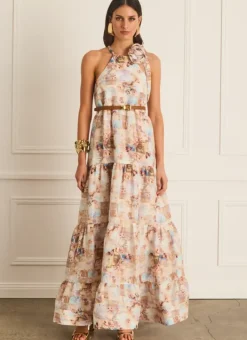 Women Aqua Blu Kerilee Maxi Dress