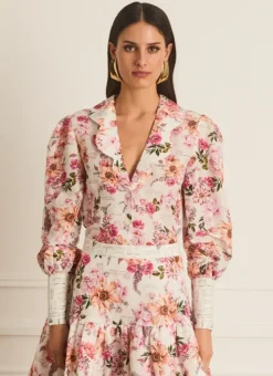 Women Aqua Blu Daphne Blouse