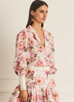 Women Aqua Blu Daphne Blouse