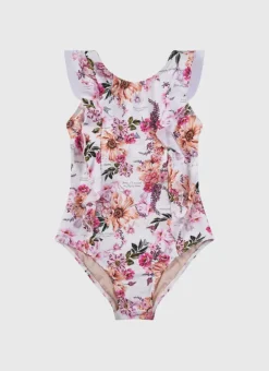 Kids Aqua Blu Frill One Piece