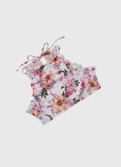 Kids Aqua Blu Halter Neck Bikini Set