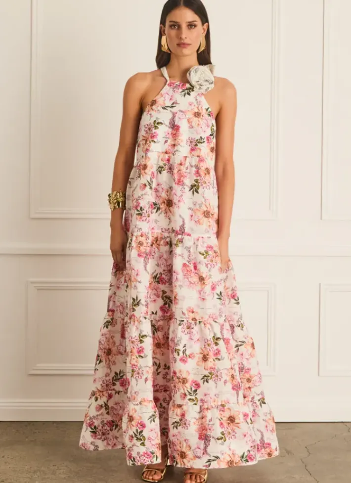 Women Aqua Blu Kerilee Maxi Dress