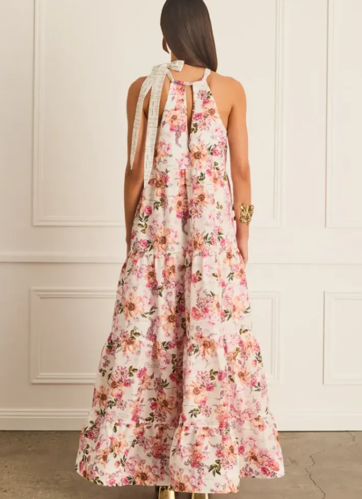 Women Aqua Blu Kerilee Maxi Dress