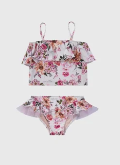 Kids Aqua Blu Tankini Set