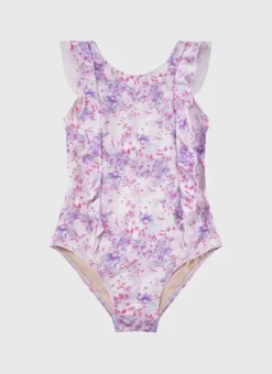 Kids Aqua Blu Frill One Piece