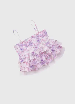 Kids Aqua Blu Halter Neck Bikini Set