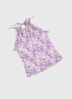Kids Aqua Blu Halter Neck Tankini Set (SAMPLE)