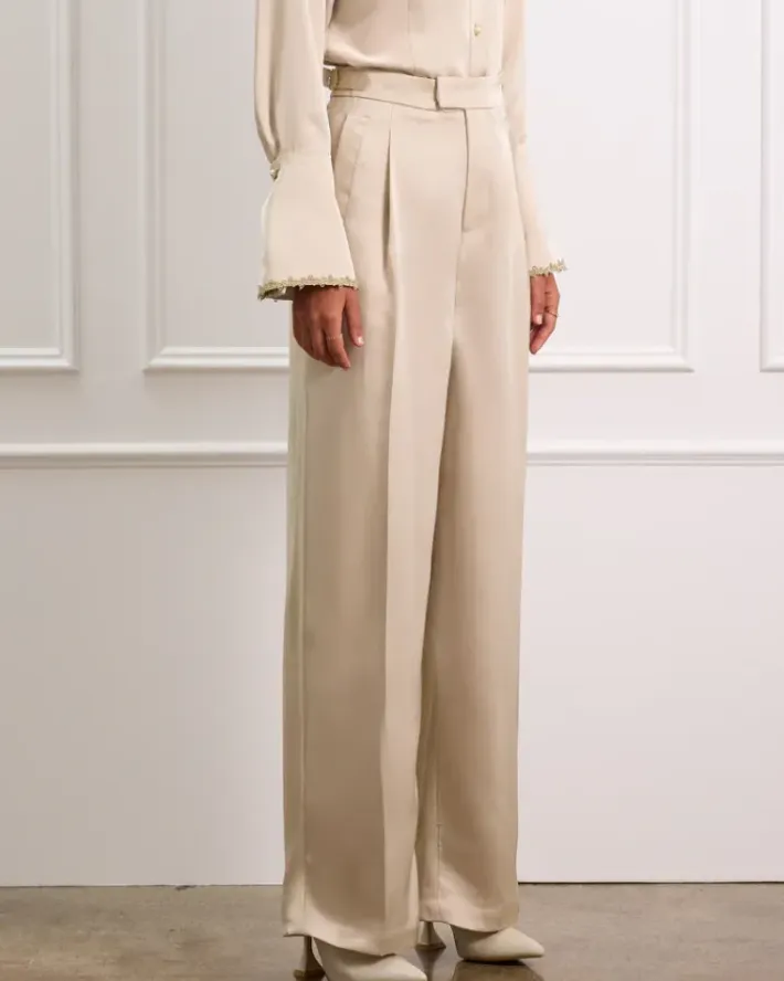 Women Aqua Blu Éclat Chloe Pants