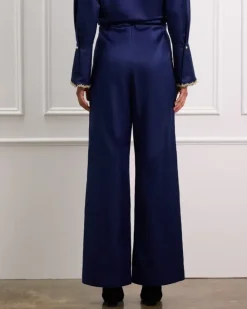Women Aqua Blu Éclat Chloe Pants