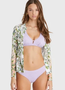 Women Aqua Blu Lyla Rash Guard