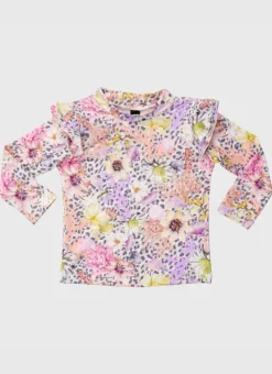 Kids Aqua Blu Long Sleeve Rash Vest
