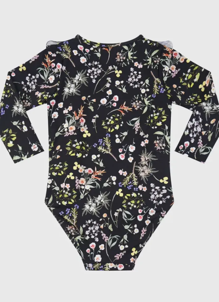 Kids Aqua Blu Long Sleeve One Piece
