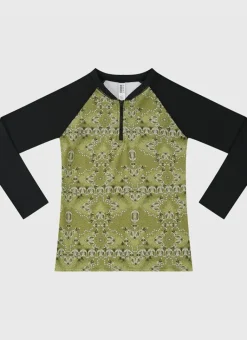 Kids Aqua Blu Long Sleeve Rash Vest