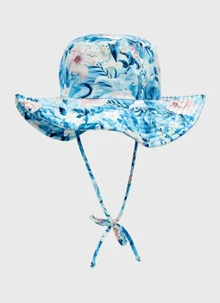Kids/BOY Aqua Blu Lycra Bucket Hat