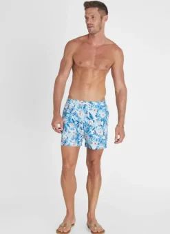 Aqua Blu Running Shorts