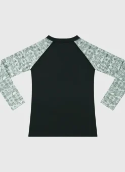 Kids/BOY Aqua Blu Long Sleeve Rash Vest