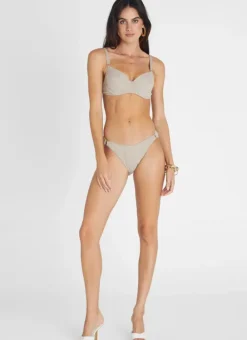 Women Aqua Blu Fawn Emily Bikini Top