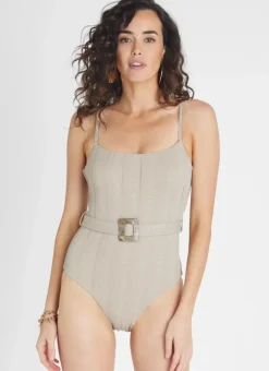 Women Aqua Blu Fawn Hannah One Piece