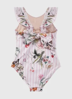 Kids Aqua Blu Frill One Piece
