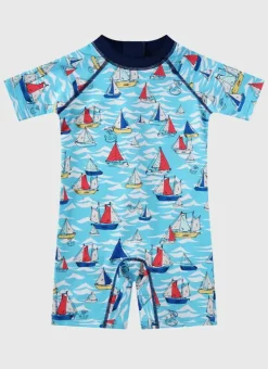 Kids/BOY Aqua Blu Sunsuit