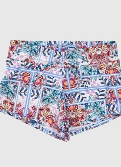 Kids Aqua Blu Lycra Boardshorts