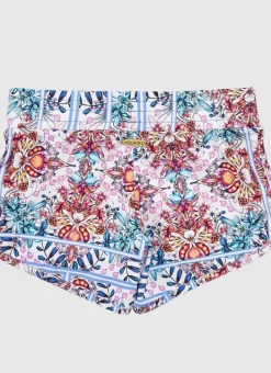 Kids Aqua Blu Lycra Boardshorts