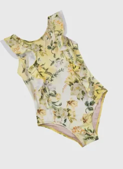 Kids Aqua Blu Frill One Piece