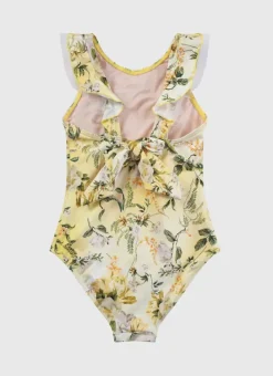 Kids Aqua Blu Frill One Piece