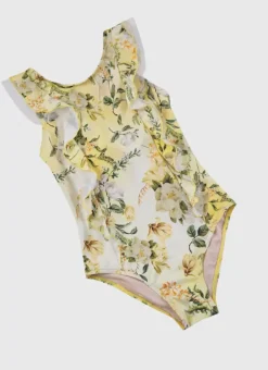 Kids Aqua Blu Frill One Piece