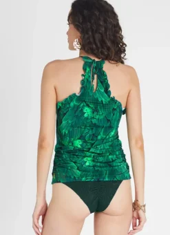 Women Aqua Blu Lawley Tankini