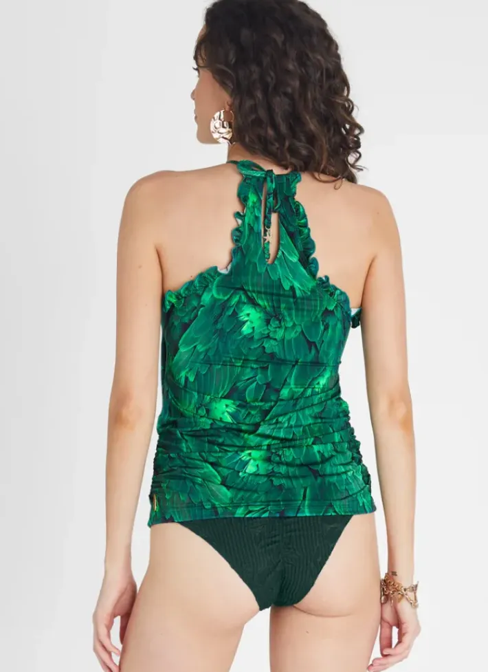 Women Aqua Blu Lawley Tankini