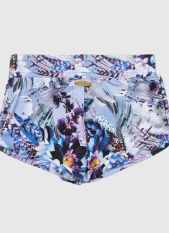 Kids Aqua Blu Lycra Boardshorts