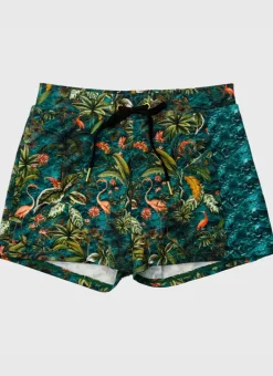 Kids/BOY Aqua Blu Lycra Swim Shorts