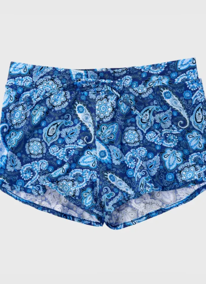 Kids Aqua Blu Lycra Boardshorts