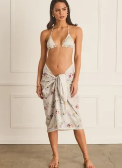 Women Aqua Blu Pareo