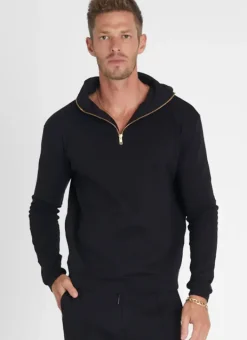 Women Aqua Blu Noir Hoodie