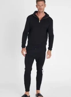 Women Aqua Blu Noir Hoodie