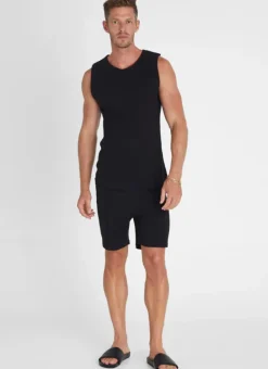 Women Aqua Blu Noir Shorts