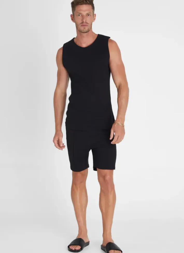 Women Aqua Blu Noir Shorts