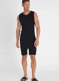 Women Aqua Blu Noir Shorts